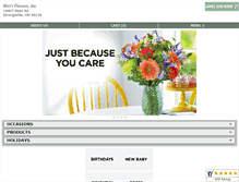 Tablet Screenshot of hirtsflowers.com